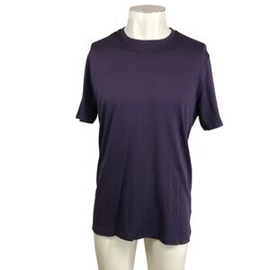 Robert Barakett Mens Pima Cotton Short Sleeve Crew Neck Tee Imperial Purple L